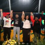 ANCYL newly elected top six officials at the league’s 27th national conference held in Polokwane.