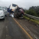 Accident scene on the N6 outside Cumakala towards East London direction