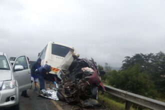 Accident scene on the N6 outside Cumakala towards East London direction